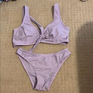 Purple bikini